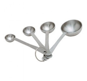 Stainless Steel Silver Measuring Spoon (Pack of 60 pcs)