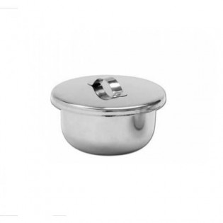 Wellton healthcare SS Gallipot With Cover (Pack of 12 Pcs) Wellton healthcare SS Gallipot With Cover (Pack of 12 Pcs)