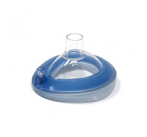 Blue Silicone Anaesthetic Face Mask