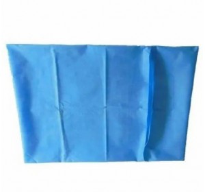 Plain Blue Cotton Hospital Pillow Cover, Size: 18x11 Inch (Pack of 150 Pcs)