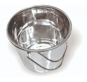Hospital Silver Stainless Steel Bucket