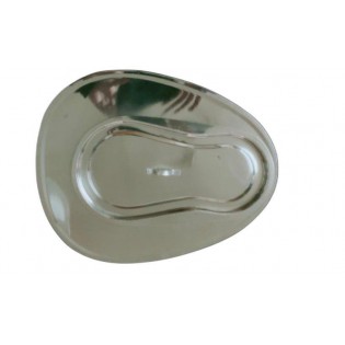 Wellton healthcare Metal Silver Bed Pan SS (Pack of 15 PCS)