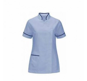 Wellton healthcare Blue Cotton Ladies Doctor Apron (Pack of 10 Pcs)