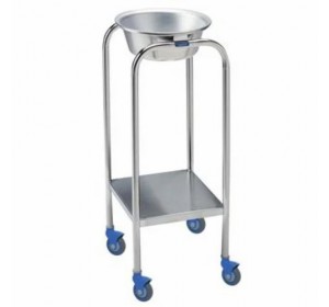 Wellton healthcare Silver Stainless Steel Single Wash Basin Stand