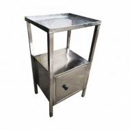 Wellton healthcare Silver Stainless Steel Bedside Locker, Size: 16*16*32 Wellton healthcare Silver Stainless Steel Bedside Locker, Size: 16*16*32