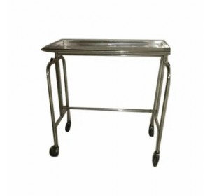 Wellton healthcare Stainless Steel Hospital Trolley