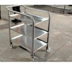 Wellton healthcare Stainless Steel Hospital Dressing Trolley