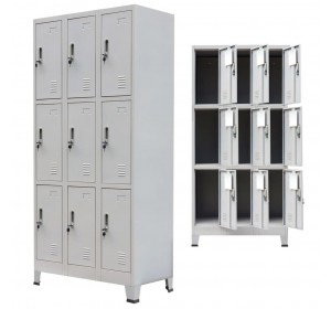 Wellton Healthcare 9 locker Cabinet CRC Powder Coated with Key Locks Wellton Healthcare 9 locker Cabinet CRC Powder Coated with Key Locks