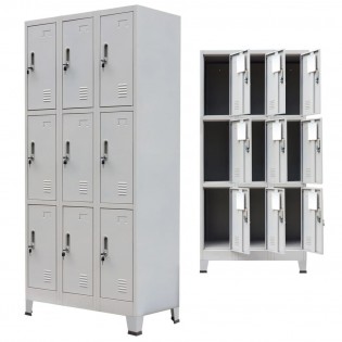 Wellton Healthcare 9 locker Cabinet CRC Powder Coated with Key Locks Wellton Healthcare 9 locker Cabinet CRC Powder Coated with Key Locks