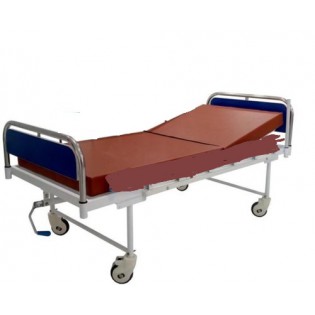 Wellton Healthcare Delux Semi Fowler Hospital Bed With Mattress And Wheel WH-511