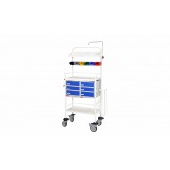 Wellton Healthcare Powder Coated Frame Crash Cart