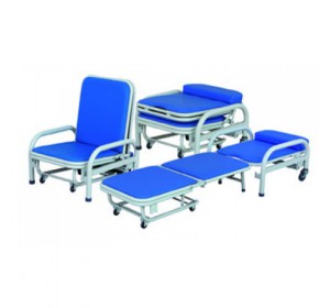 Wellton Healthcare Attendant Chair Cum Bed WH1170