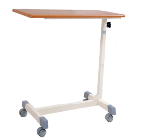 Wellton Healthcare Over Bed Table with Laminated Top WH-558