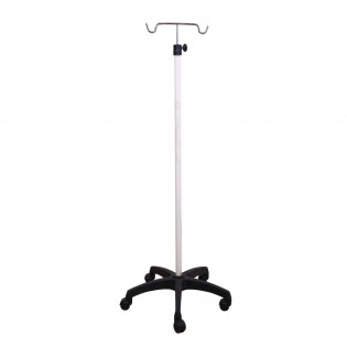 Wellton Healthcare Saline Stand Plastic Base with M.S./S.S. Pipe WH-133 Wellton Healthcare Saline Stand Plastic Base with M.S./S.S. Pipe WH-133