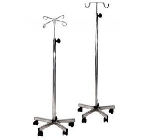 Wellton Healthcare Saline Stand S.S. Base With Pipe WH-133