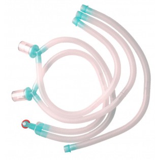 VENTILATOR CIRCUIT DOUBLE WATER TRAP.