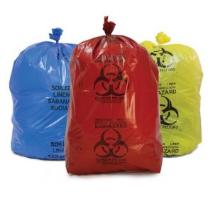 Wellton Healthcare Biohazard Garbage Bags WH-1998 300 pcs Pack  