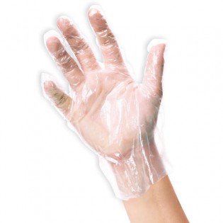 Poly Gloves Pack Of 100 Pcs  Poly Gloves Pack Of 100 Pcs