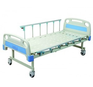 Wellton Healthcare Plain Hospital Bed Abs Panel with Side Railing And Wheel WH-409