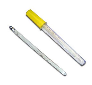 Thermometer Clinical, Prismatic Dual Scale