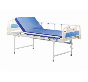 Wellton Healthcare Hospital  Semi Fowler Bed WH1117 with mattress and side railing 