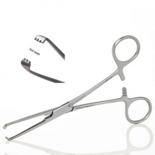  Allis Tissue Forceps Straight  8 inch (Pack of 4 Pcs)