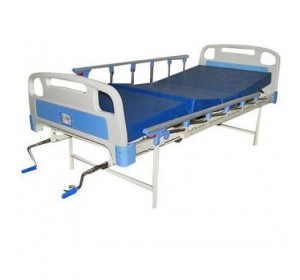 Wellton Healthcare Full fowler Hospital Bed With Mattress and Side Railing WH-609