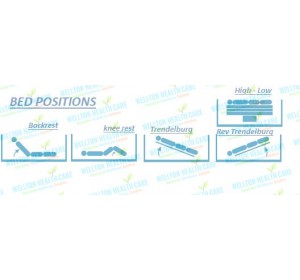 Wellton Healthcare Motorized 5 Function ICU Bed WH- 001