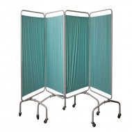 Wellton Healthcare 4 Fold Bed Side Screen Green Colour WH1182G Wellton Healthcare 4 Fold Bed Side Screen Green Colour WH1182G
