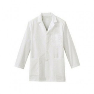 Wellton Cotton 38 Inch Unisex Doctor Apron Lab Coat 85018-M Wellton Cotton 38 Inch Unisex Doctor Apron Lab Coat 85018-M