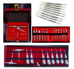 COMPLETE DENTAL INSTRUMENT SET