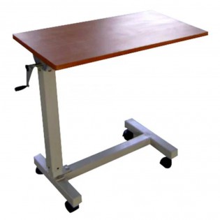 Wellton Healthcare Over Bed Table Adjustable by Gear Handle Type WH-2001 Wellton Healthcare Over Bed Table Adjustable by Gear Handle Type WH-2001