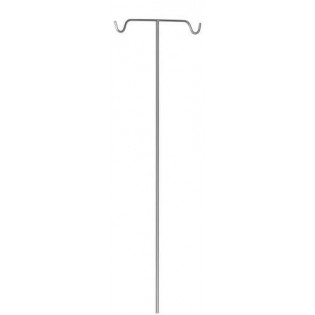 Wellton Healthcare Pro Double Hook SS I.V. Rod WH1128C Wellton Healthcare Pro Double Hook SS I.V. Rod WH1128C