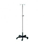Wellton Healthcare 5 Legs SS I.V. Stand With Fibre Base WH1173