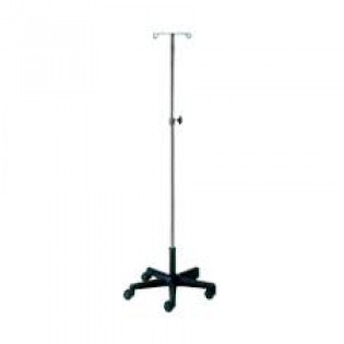 Wellton Healthcare 5 Legs SS I.V. Stand With Fibre Base WH1173