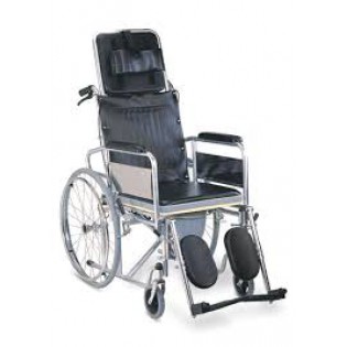 Wellton Healthcare Commode Wheel Chair WH1231 Wellton Healthcare Commode Wheel Chair WH1231