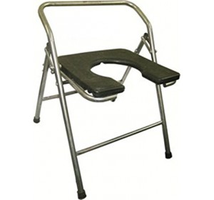 Wellton Healthcare Size U Cut Bent Commode Chair WH-6009