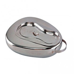 Wellton Healthcare Stainless Steel Jointed Female Bed pan WH-2002 Wellton Healthcare Stainless Steel Jointed Female Bed pan WH-2002