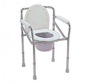 Wellton Healthcare Foldable Commode Chair WH1233