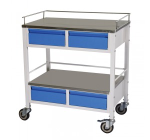 Wellton Healthcare Medicine Trolley 4 Drawer WH 1368 