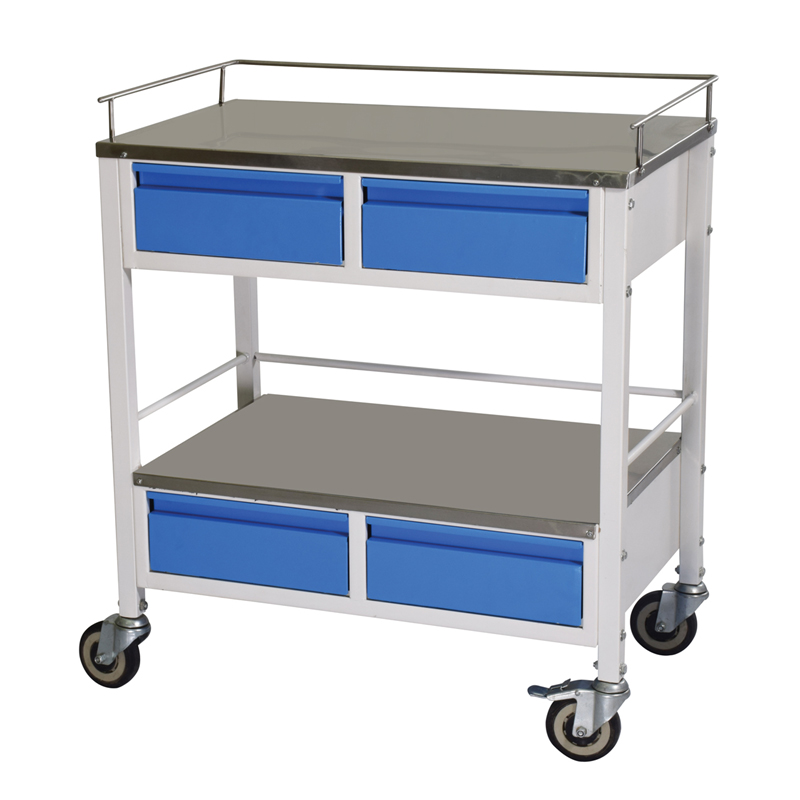 Buy Online Medicine Trolley 4 Drawer at cheapest rate from