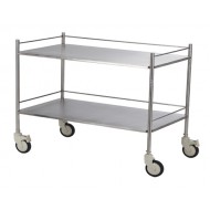 Wellton Healthcare Instrument Trolley 2 Shelves Heavy WH 1357 Wellton Healthcare Instrument Trolley 2 Shelves Heavy WH 1357