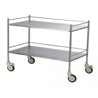 Wellton Healthcare Instrument Trolley 2 Shelves Heavy WH 1357 Wellton Healthcare Instrument Trolley 2 Shelves Heavy WH 1357
