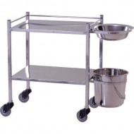 Wellton Healthcare Stainless Steel Dressing Trolley Deluxe WH 1361 Wellton Healthcare Stainless Steel Dressing Trolley Deluxe WH 1361