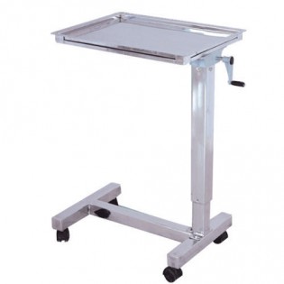Wellton Healthcare Mayo Instrument Trolley with Gear Handle WH 1367 Wellton Healthcare Mayo Instrument Trolley with Gear Handle WH 1367