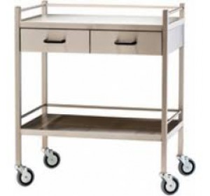 Wellton Healthcare Medicine Trolley 2 Drawer WH 1369