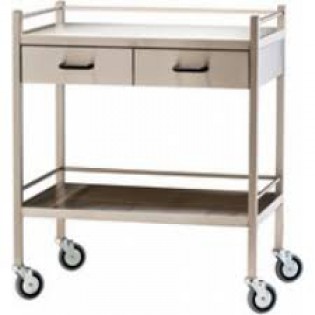 Wellton Healthcare Medicine Trolley 2 Drawer WH 1369 Wellton Healthcare Medicine Trolley 2 Drawer WH 1369