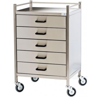 Wellton Healthcare Medicine Trolley with 5 Drawer WH 1371 Wellton Healthcare Medicine Trolley with 5 Drawer WH 1371