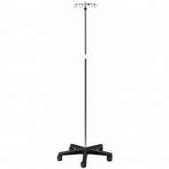 Wellton Healthcare IV Stand Four Foldable Hook PU Base WH 1406