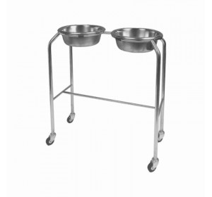 Wellton Healthcare Bowl Stand Double with Frame WH 1413